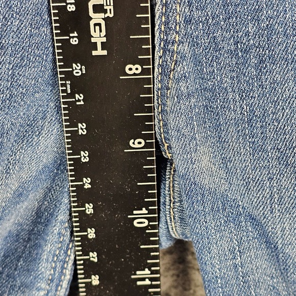 MCGUIRE Made in USA Womens Size 26 Skinny Jeans Rose Embroider - Picture 5 of 13